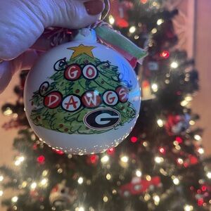 Go Dawgs Christmas Tree Ornament